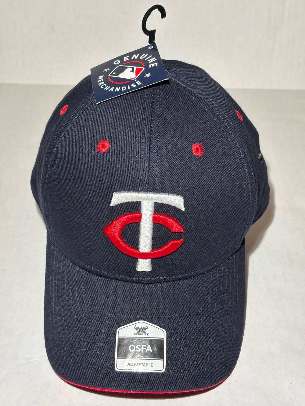 Fan Favorite Minnesota Twins MLB Adjustable Hat Cap Blue Red White